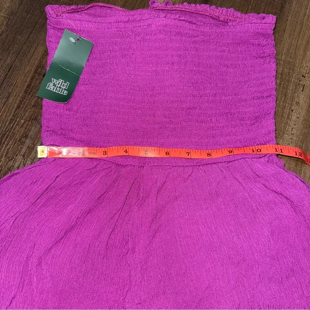 NWT Target Wild Fable Violet Swim Coverup Romper